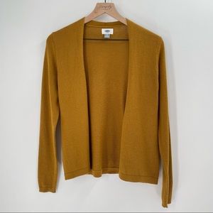 Old Navy Mustard Yellow Cardigan Sweater